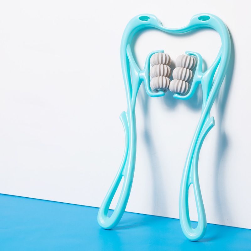 6-Wheel Cervical Neck Massager Therapist-Like Deep Tissue Relief at Home