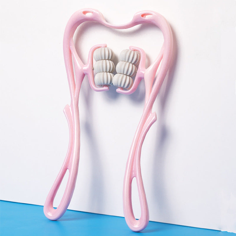 6-Wheel Cervical Neck Massager Therapist-Like Deep Tissue Relief at Home